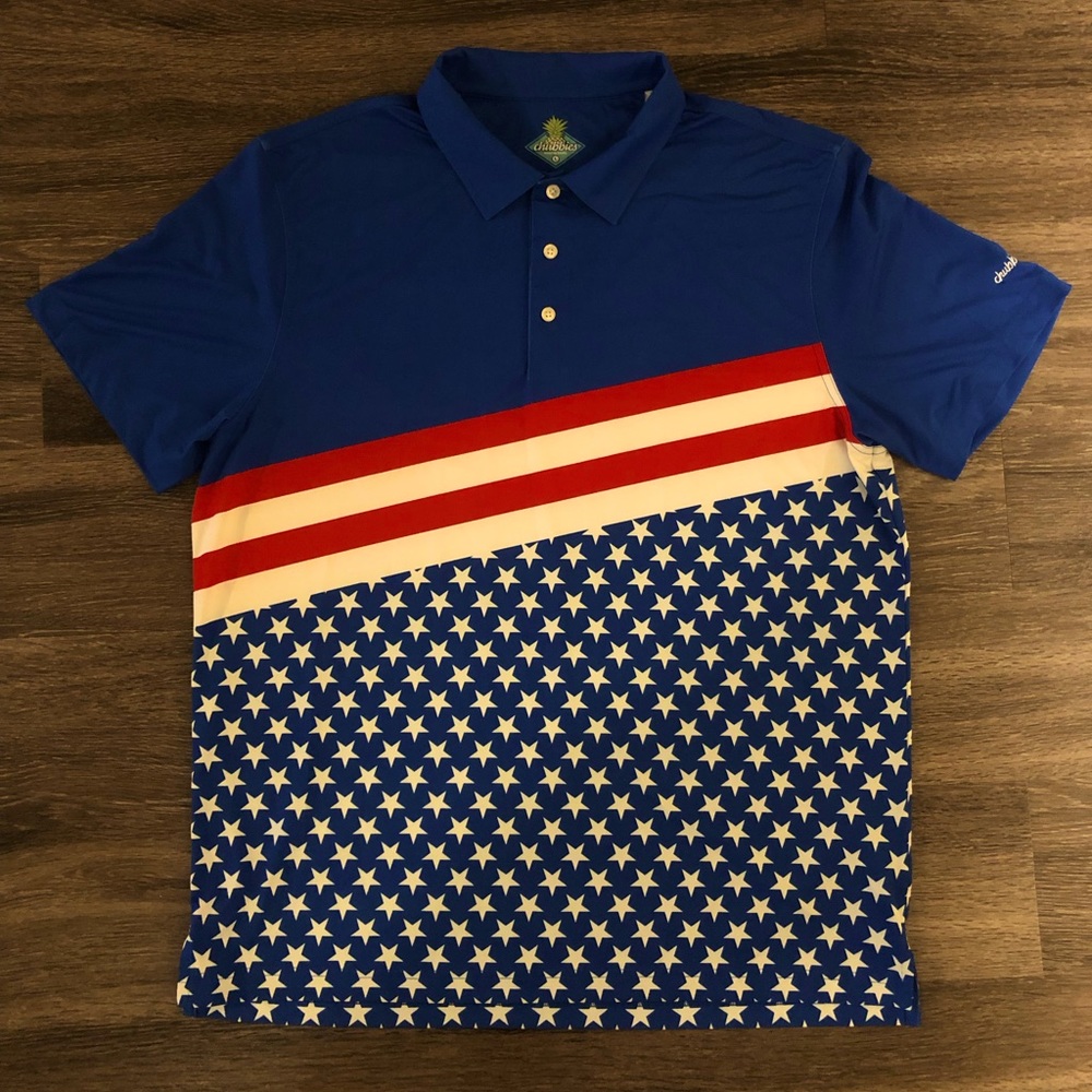 Chubbies PATRIOTIC POLO: Men’s Large